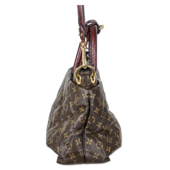 Louis Vuitton Monogram Etoile Exotique GM Bordeaux Quilted Tote Bag MSRP $7650 - Picture 7 of 14